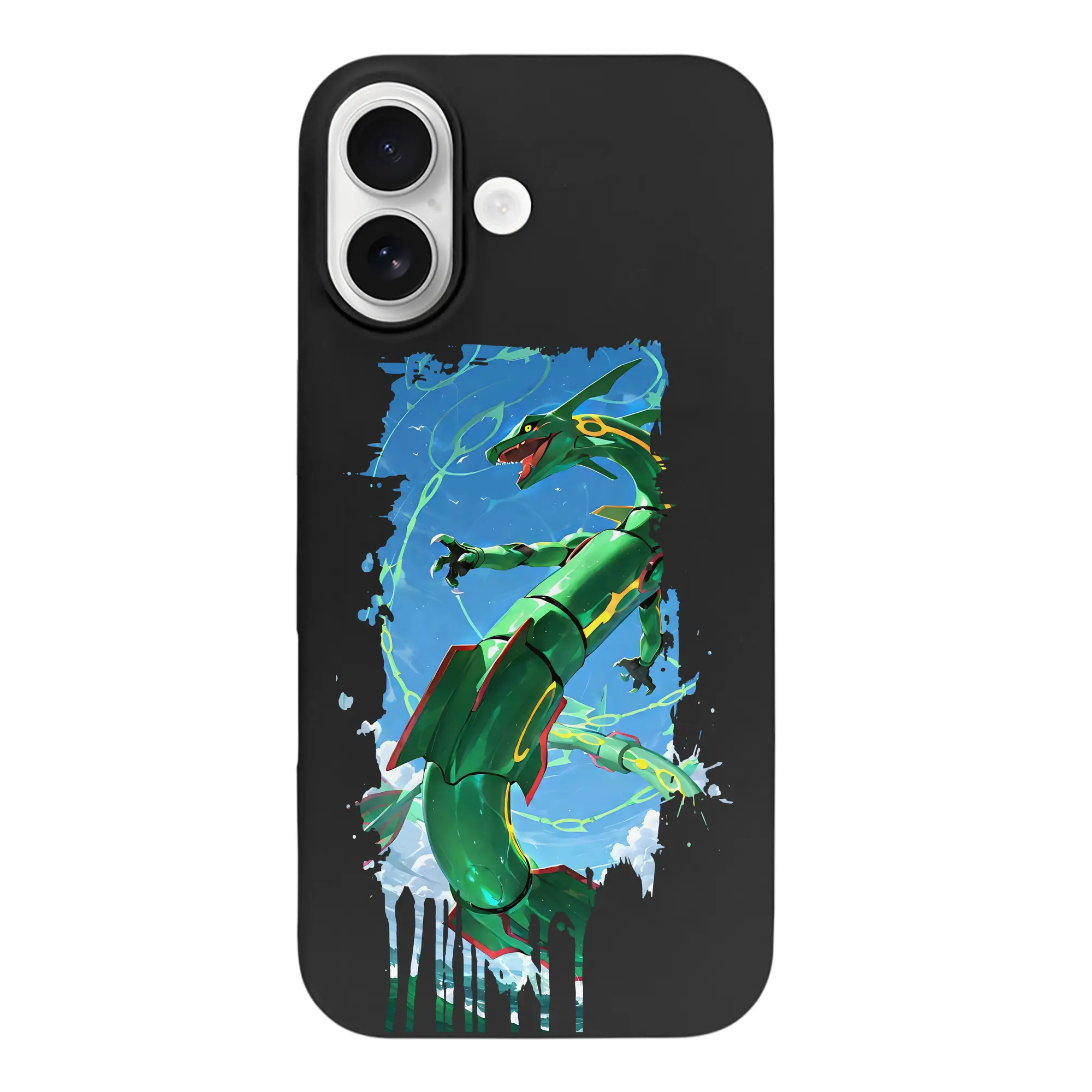 ポケモン グッズ,レックウザ - iPhone 17 シリーズ シリコンケース 薄型 耐衝撃 指紋防止 ソフトタッチカバー 精密フィット 傷防止 保護ケース iPhone 17/17 Air/17 Pro/17 Pro Max 対応